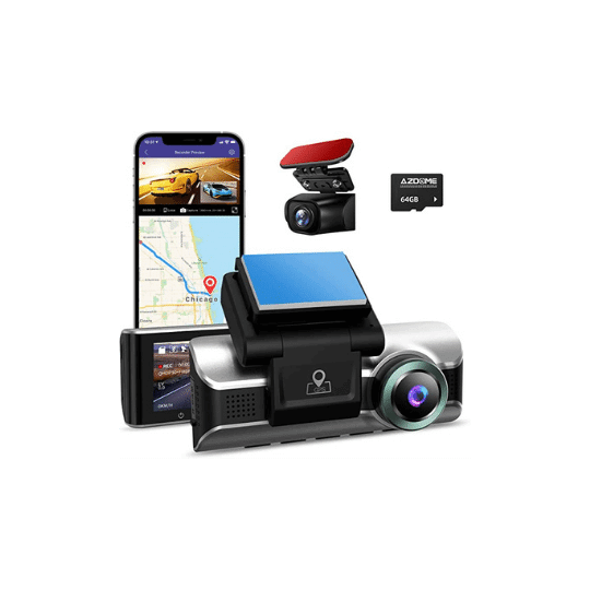 AZDOME 550-2CH Camara de vigilancia para autos.