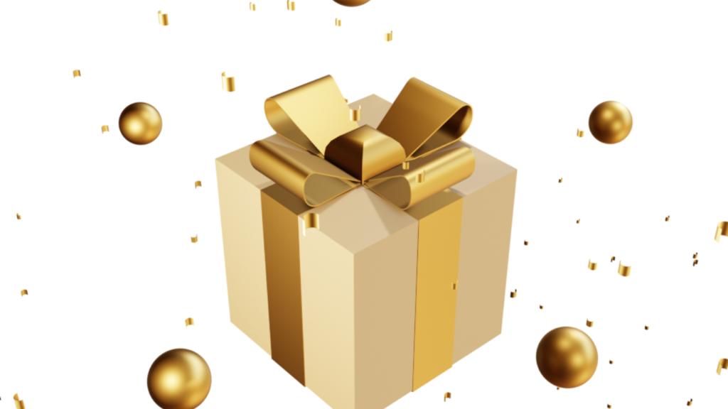 Elegante caja de regalo con un lazo perfecto