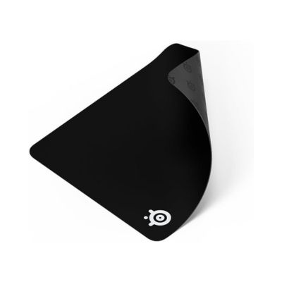 SteelSeries QcK Large Gaming Mousepad — Black — Non-Slip Silicone Rubber Base — Optimized for Gaming Sensors — 490 x 420 mm