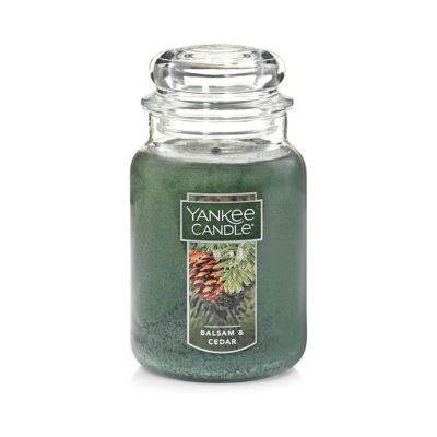 Yankee Candle Large Jar Candle – Balsam & Cedar